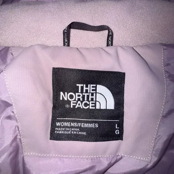 The North Face Jacket Womens Large Dryvent Quest White Purple Winter Hooded Coat - Picture 10 of 12